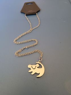 Lion king chain. Lion cub necklace. Simba cadena