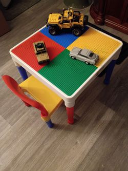 Lego table with one chair