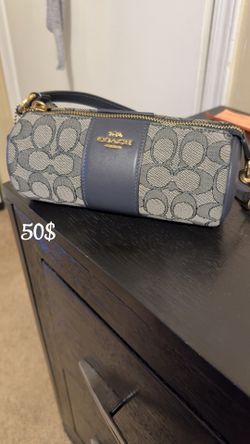 Denim Coach Signature Purse 