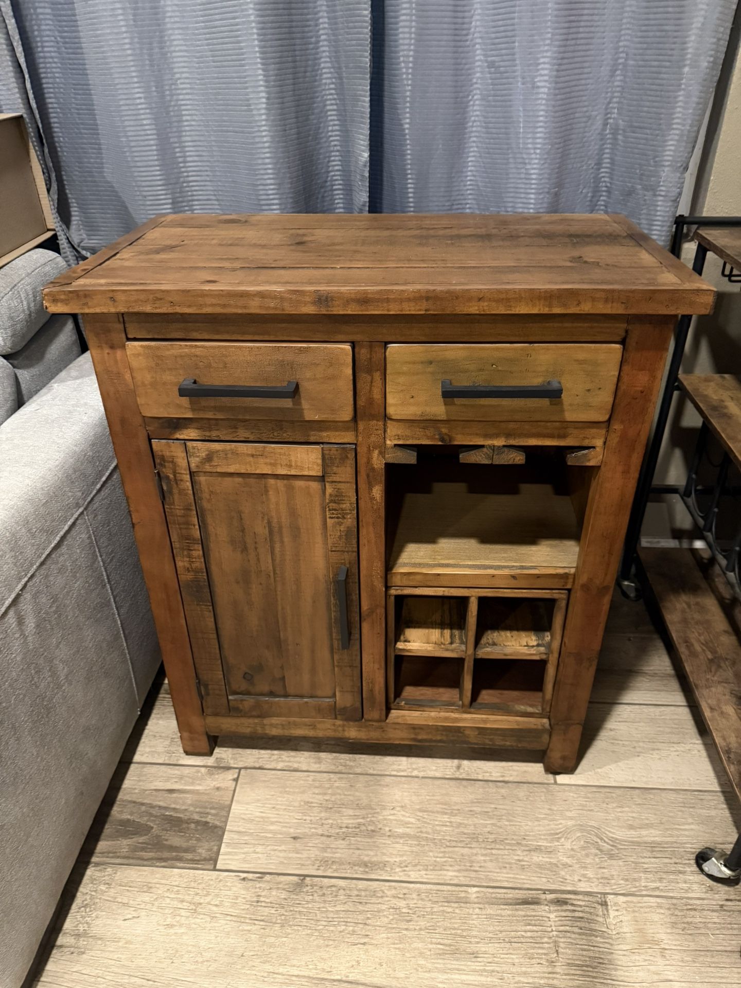 Mini Bar Cabinet With Drawers 