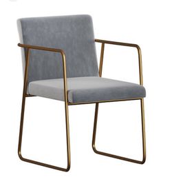 CB2 Rouka Dark Grey Dining Chair set of 6  