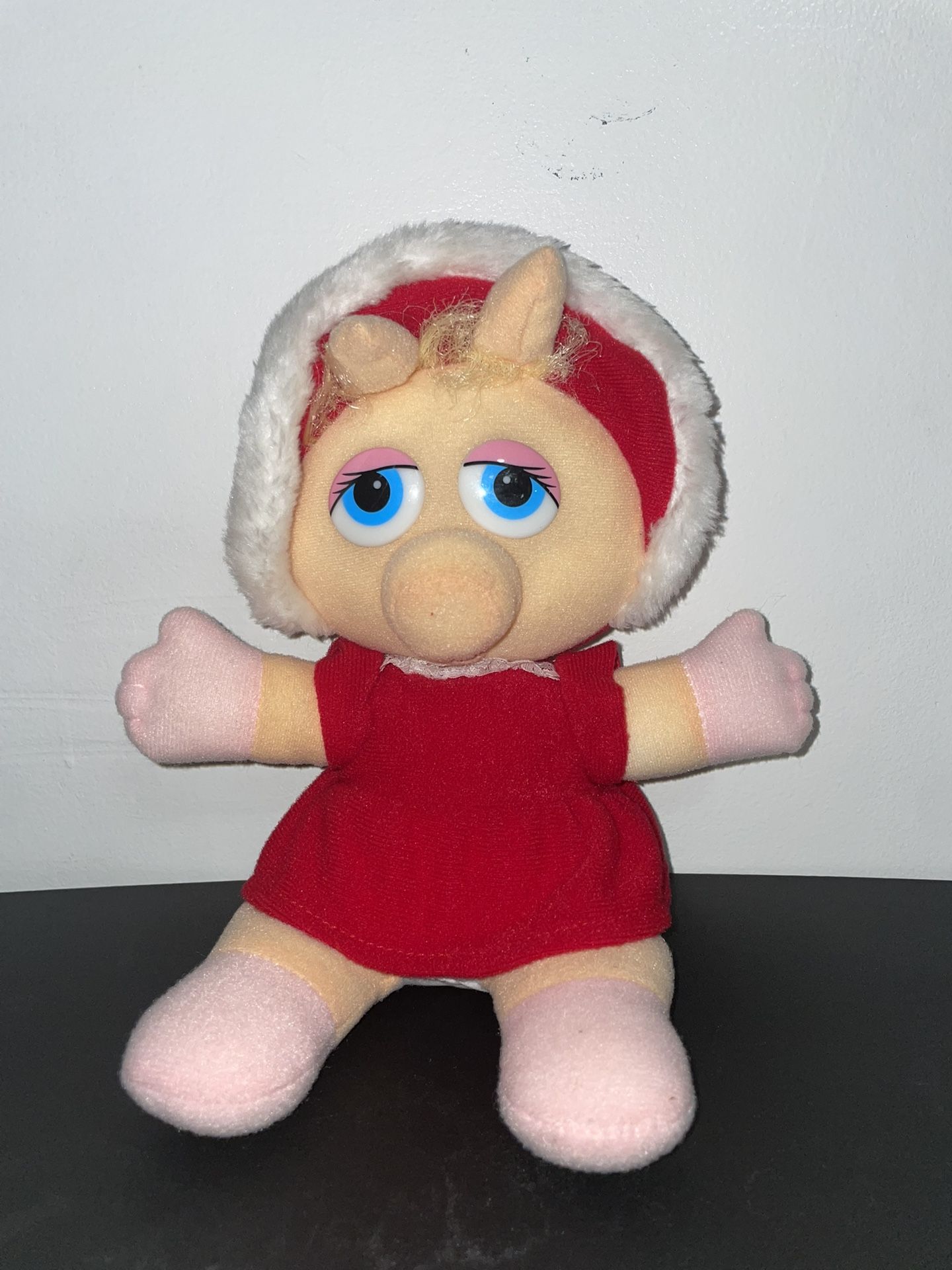 1987 Henson Association Christmas Baby Miss Piggy Plush
