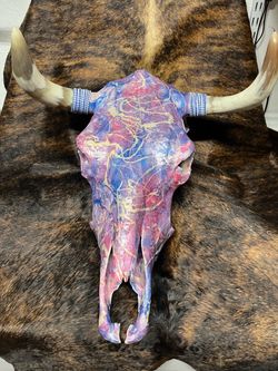 Custom Cow Skull