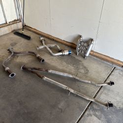 Exhaust System - stock (Partial) - Straight Pipe setup- 2020 Infiniti Q50