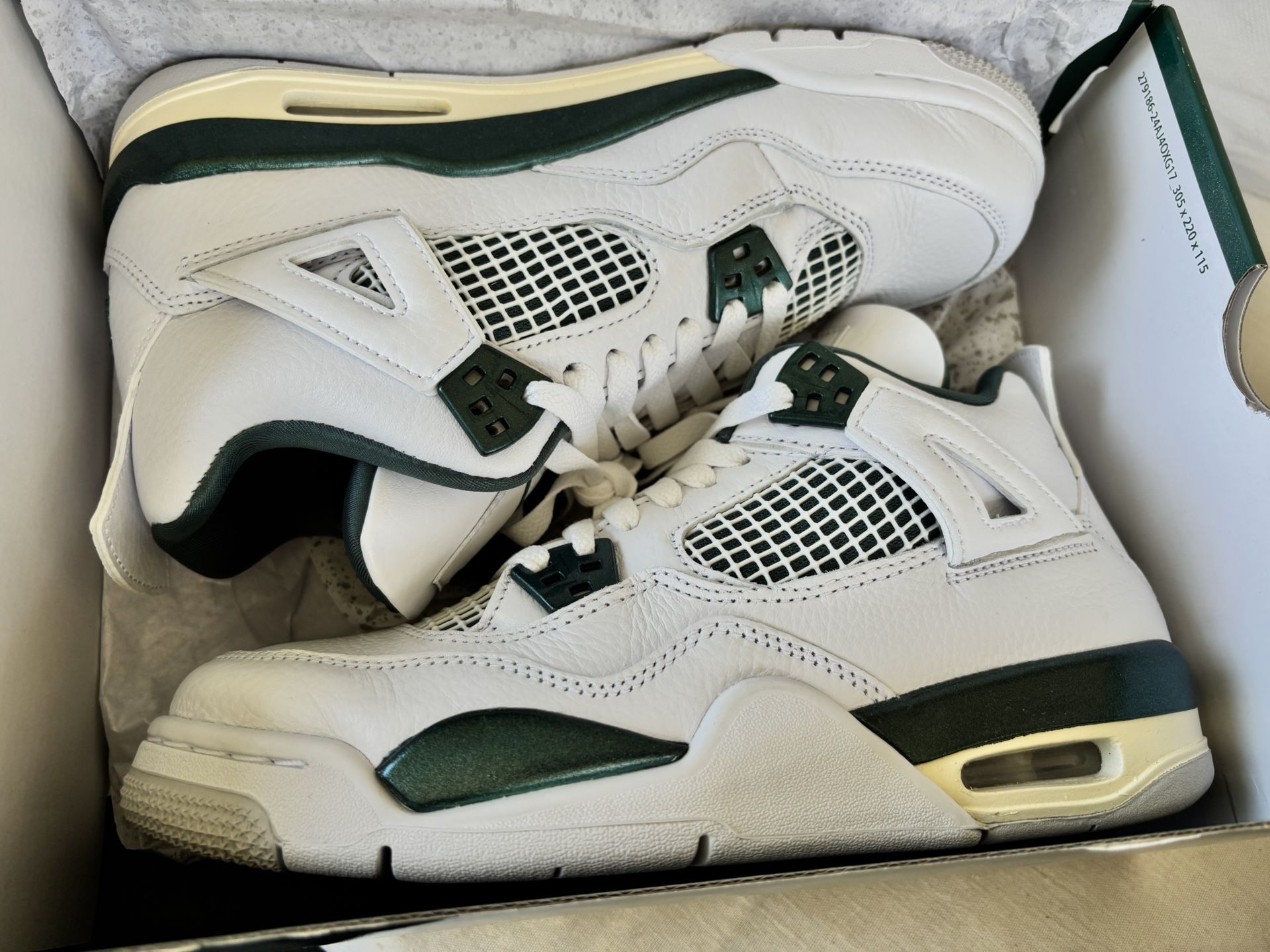 NEW Air Jordan 4 RETRO ‘Oxidized Green’ Size 6 1/2 Y