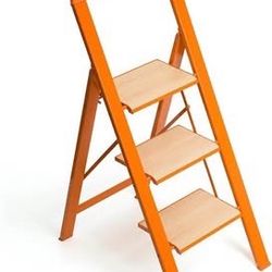 New 3 Step Ladder, Folding Step Stool with Wide Anti-Slip Pedal, Safety Household Ladder