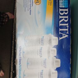 Britta Water Pitcher Replacement Filters 4 Pack