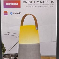 Ion Audio Bright Max Indoor/Outdoor 360 Degree Bluetooth Speaker 60 Watt