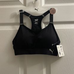Brand New Puma Black Seamless Sports Bra Size Small Juniors 