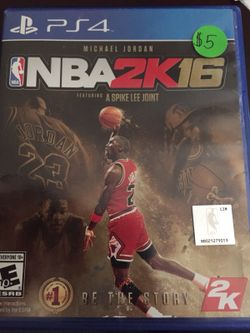 PS4 nba2k 16