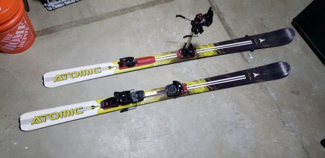 Atomic Kailas 185cm With Diamir Fritschi Freeride Bindings
