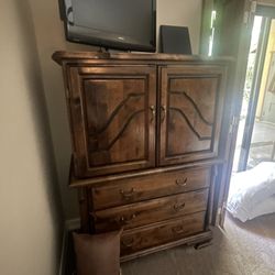 Solid Wood Armoire - OBO