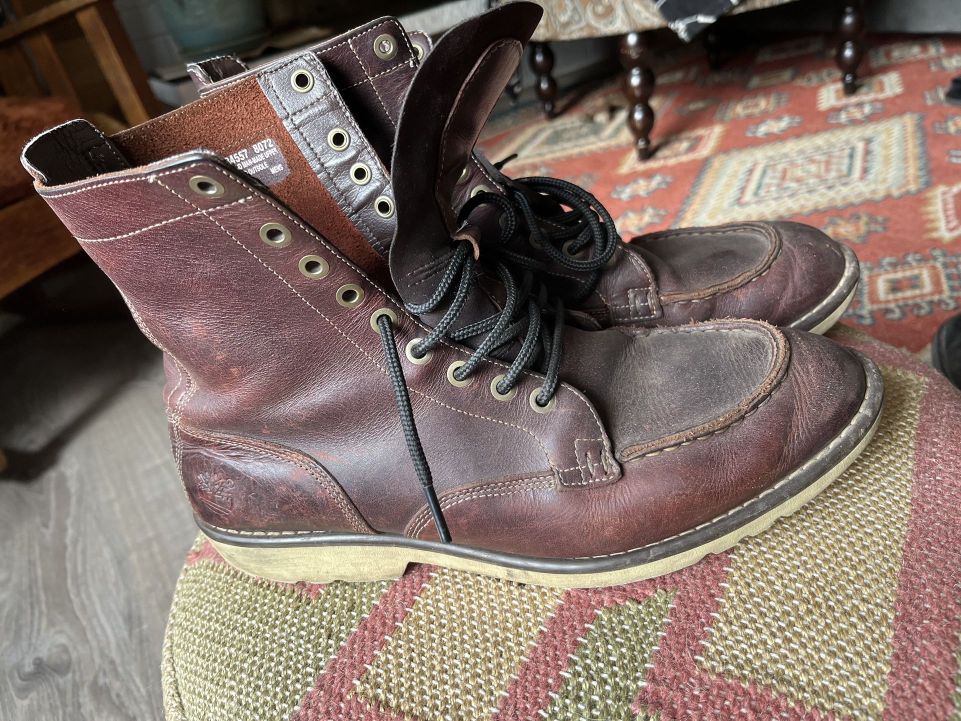 2 Pair Men’s Timberland Boots 