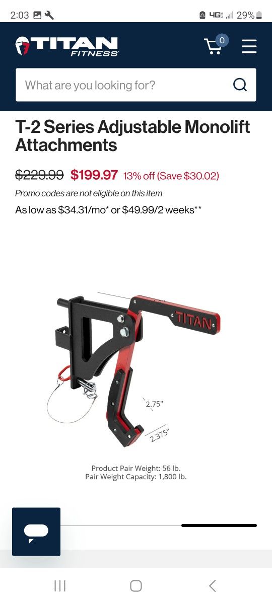 Mono Lift Rack Attachment Titan This Will Fit Any 2x2 Rack With 1" Holes