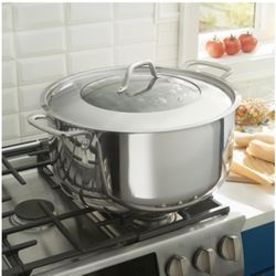 Olla tamalera de 32 qt. con divisor y parrilla