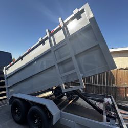 New Hydraulic Dump Trailer 8x4x12 