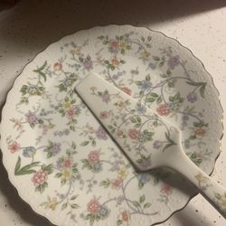 Cake Plate And Server