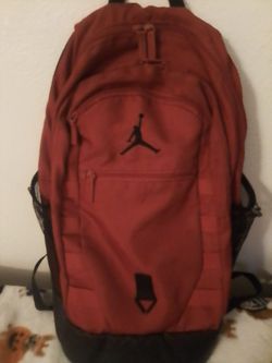Red Jordan backpack