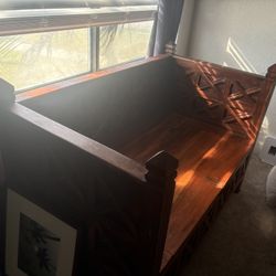 Antique Solid Wood Bench