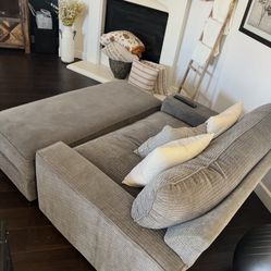 Sofa W Ottoman