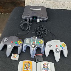 Come with $120 red Expansion packed. A $150! Clear Edition controller. So in total 11 Great Games. 3 controller Nintendo N64 N 64 Combo for $440! Firm