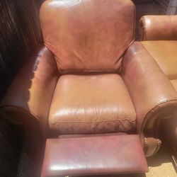 Leather Couch/loveseat/recliner