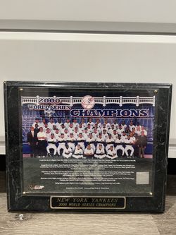 2000 Yankees Plaque