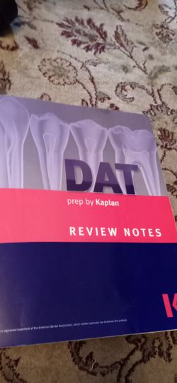 2015 Kaplan DAT Dental School Review Books