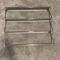 Crate And Barrel Silver Shelf