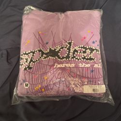 Purple Açaí sp5der Hoodie Size Medium