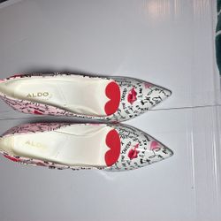Aldo Women's High Heel Vinyl Graphic Print Stiletto 