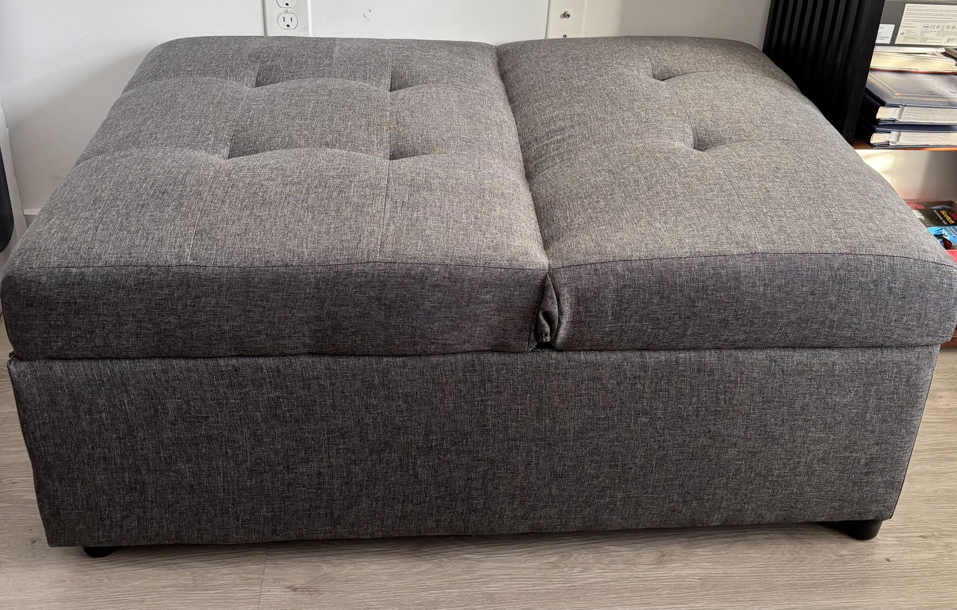 Grey Convertible Sleeper Sofa