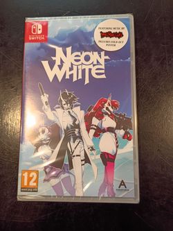 Neon white Nintendo switch