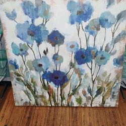 3  Professionally Framed Canvas Paintings  $25 