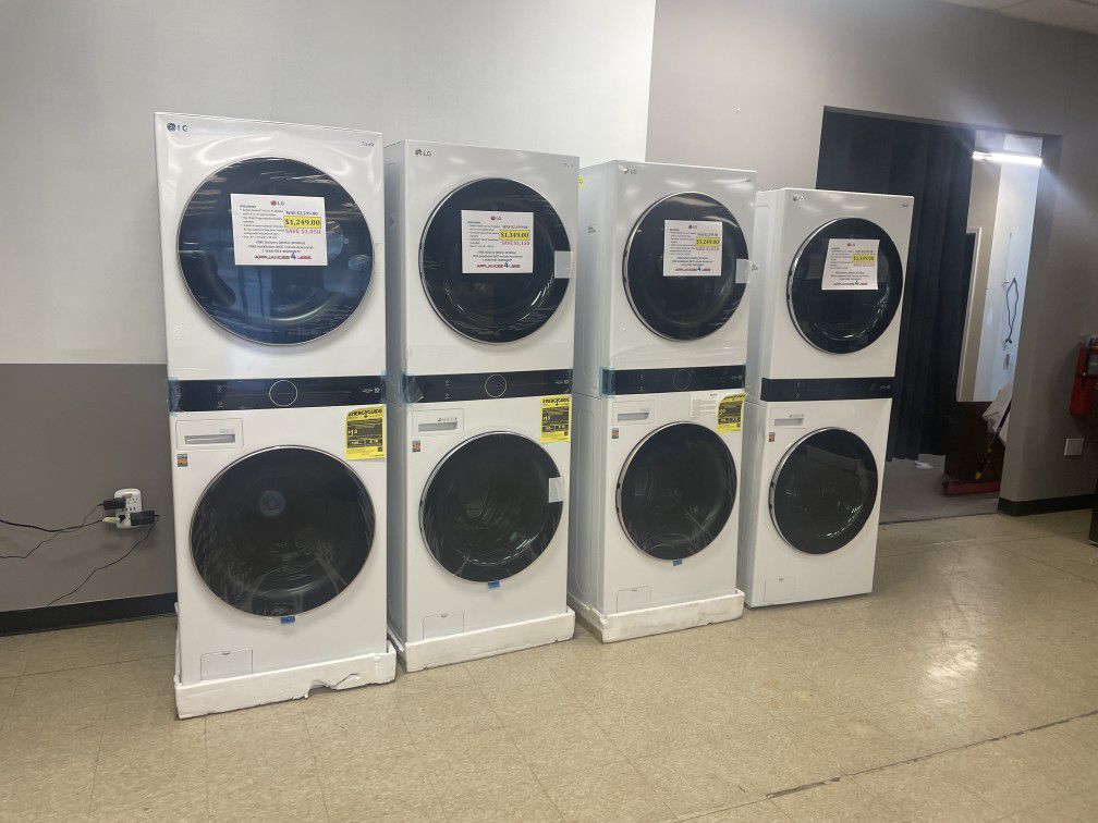 ⭐️ Never used LG Washer&dryer Tower start from $1299