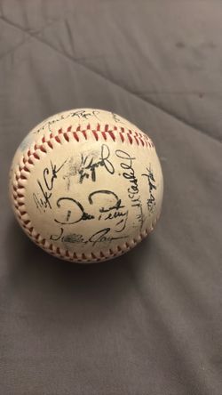 Baseball signed by team year ?