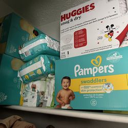 Brand New Diapers And Wipes