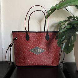 Shoulder Bag- With A Small Bag (Red Leather Red Interrior)