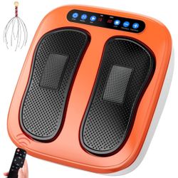 Foot Massager & Vibrator, Electric Shiatsu Foot Vibration Massage Machine for Circulation and Pain Relief, Neuropathy, Plantar Fasciitis, Also Suitabl