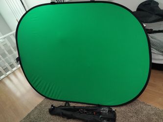 Green Screen And Stand - NEW $20