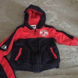 Red Sox two piece sweatsuit 6-9 mo.