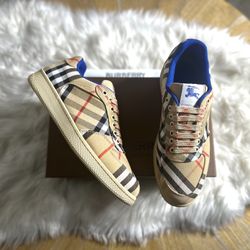 Burberry Check Terrace Low Top Sneakers