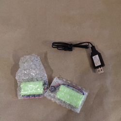 14500 7.4V 500mAh lithium-ion (Li-ion) rechargeable battery pack. 