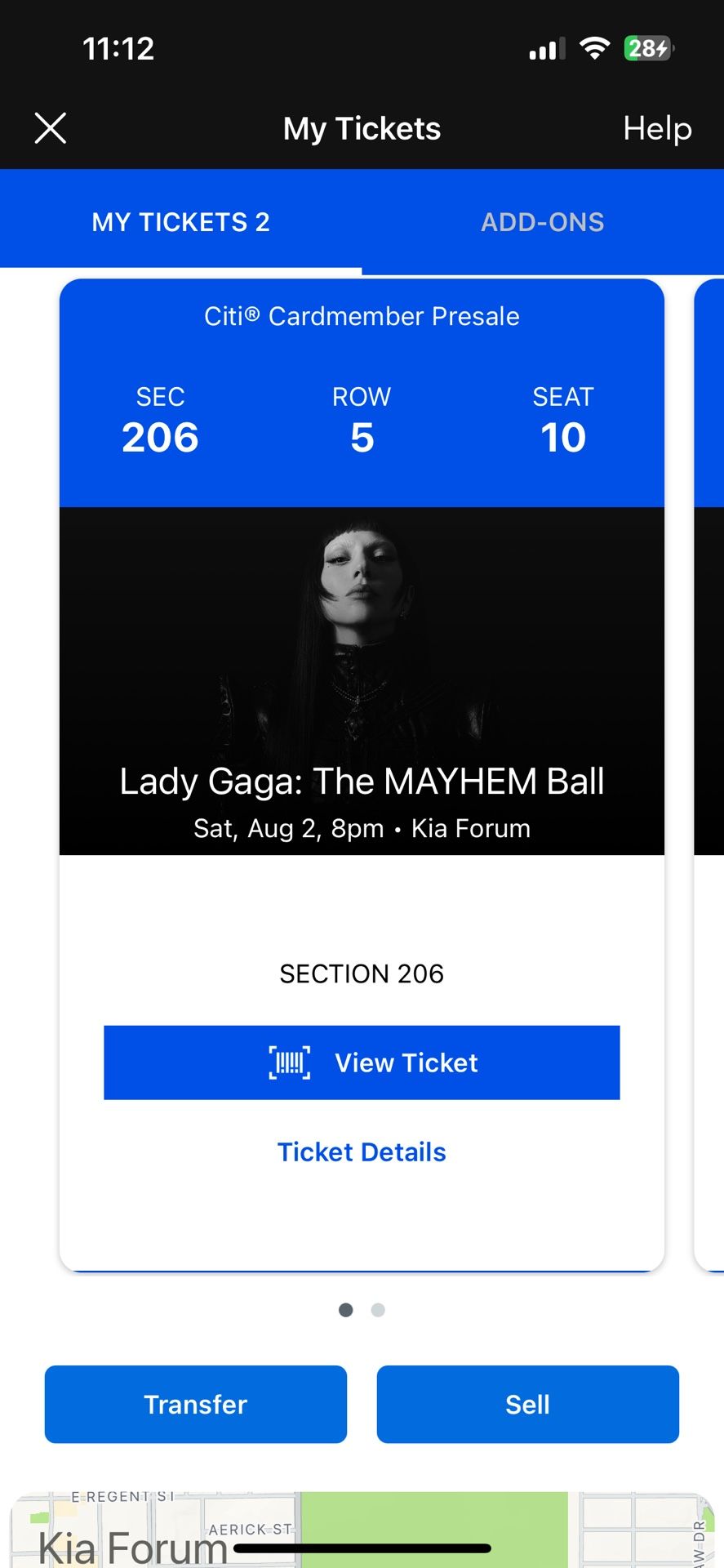 Lady Gaga The Mayhem Ball Saturday 8/2 Kia Forum