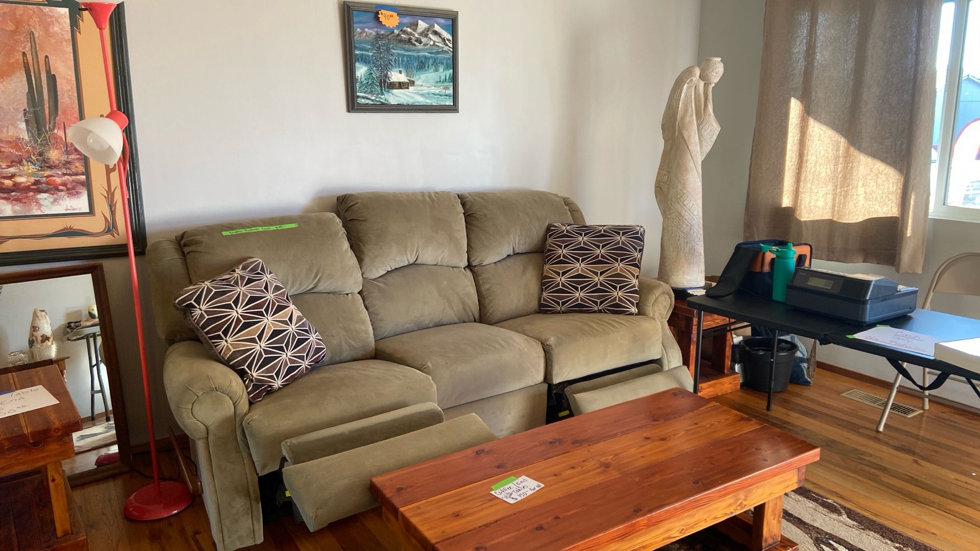 Double Recliner Sofa