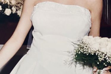 Off White Wedding Dress!