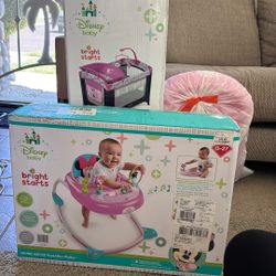 Minnie Mouse Play Pen And Walker