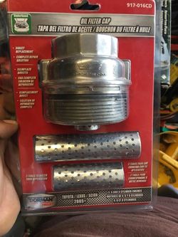 Oil filter cap