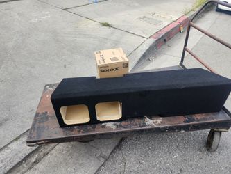 20-26 Chevy Silverado Crew Cab Double Baffle Subwoofer Box For 2 Solo X 8" Subwoofer Tuned 30hz 