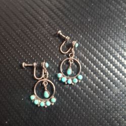 Authentic sterling Zuni earings